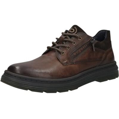 bugatti 321-auc01, Zapatos con Cordones Hombre, marrón Oscuro, 44 EU bugatti 321-auc01, Zapatos con Cordones Hombre, marrón Oscuro, 44 EU