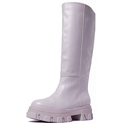 L37 HANDMADE SHOES Manos Arriba, Botas Altas hasta la Rodilla Mujer, Lilac, 39 EU L37 HANDMADE SHOES Manos Arriba, Botas Altas hasta la Rodilla Mujer, Lilac, 39 EU