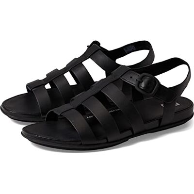 Fitflop Women's Gracie Rubber-Buckle Leather Fisherman Sandals, Black, 4 UK Narrow Fitflop Women's Gracie Rubber-Buckle Leather Fisherman Sandals, Black, 4 UK Narrow