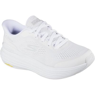 Skechers Mujer Max Cushioning Suspension Chrone Slip-In ENTRENADOR, White Synthetic/Trim, 41 EU Skechers Mujer Max Cushioning Suspension Chrone Slip-In ENTRENADOR, White Synthetic/Trim, 41 EU