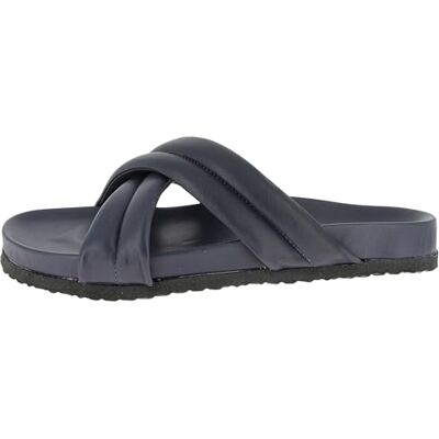 Andrea Conti Damen Pantolette, Mocasín Plano Mujer, D Azul, 39 EU Andrea Conti Damen Pantolette, Mocasín Plano Mujer, D Azul, 39 EU