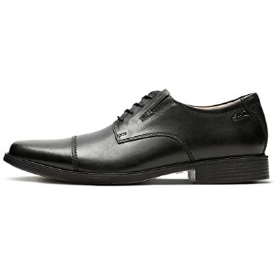 Clarks Gorra Tilden, Oxford Hombre, Black Leather, 39.5 EU Clarks Gorra Tilden, Oxford Hombre, Black Leather, 39.5 EU