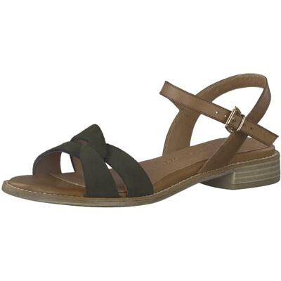 MARCO TOZZI Damen , Sandalia Mujer, Khaki Comb, 38 EU MARCO TOZZI Damen , Sandalia Mujer, Khaki Comb, 38 EU