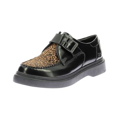 Kickers Kick Orchid, Oxford Plano Mujer, Negro Camel Leo, 39 EU Kickers Kick Orchid, Oxford Plano Mujer, Negro Camel Leo, 39 EU