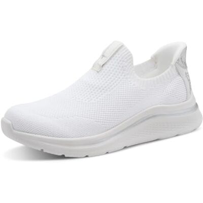 Tamaris Comfort Slip On Zapatillas Deportivas para Mujer, Color Blanco, Talla 38 EU Tamaris Comfort Slip On Zapatillas Deportivas para Mujer, Color Blanco, Talla 38 EU