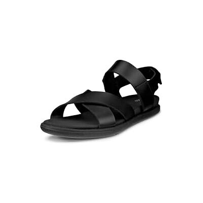 ECCO Samara Sandalias planas para mujer, Negro -, 5-5.5 ECCO Samara Sandalias planas para mujer, Negro -, 5-5.5