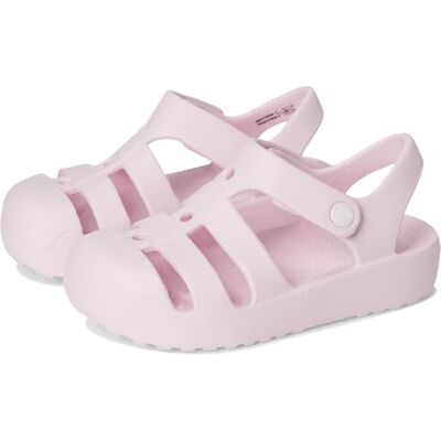 Crocs Classic Fisherman K, Sandalias Unisex niños, Pink Milk, 33/34 EU Crocs Classic Fisherman K, Sandalias Unisex niños, Pink Milk, 33/34 EU