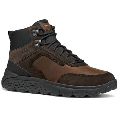 Geox Botas de Tobillo U Spherica 4x4 B ABX para Hombre, marrón Oscuro, 39 EU Geox Botas de Tobillo U Spherica 4x4 B ABX para Hombre, marrón Oscuro, 39 EU