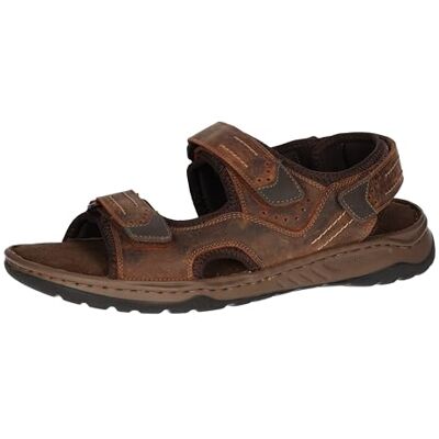 MUSTANG Sandalia para Hombre 4968-801, marrón Oscuro, 44 EU MUSTANG Sandalia para Hombre 4968-801, marrón Oscuro, 44 EU