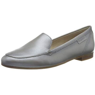 bugatti , Mocasín Mujer, Metallic/Light Grey, 38 EU bugatti , Mocasín Mujer, Metallic/Light Grey, 38 EU