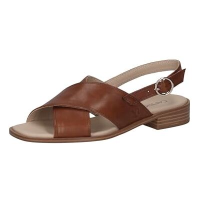 CAPRICE 9-28203-44, Sandalias Mujer, Cognac Nappa, 42 EU CAPRICE 9-28203-44, Sandalias Mujer, Cognac Nappa, 42 EU
