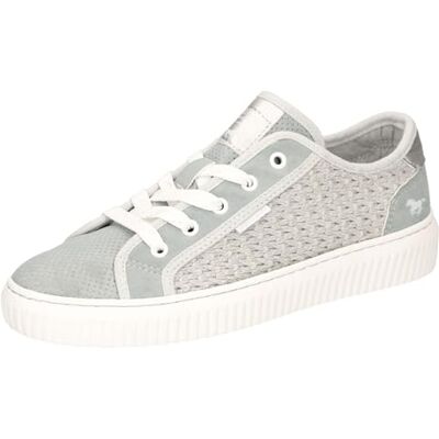 MUSTANG 1516-302, Zapatos con Cordones Mujer, Azul Pastel, 39 EU MUSTANG 1516-302, Zapatos con Cordones Mujer, Azul Pastel, 39 EU