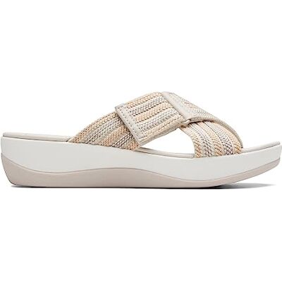 Clarks Arla Wave, Sandalia De las mujeres, Beige Combi, Clarks Arla Wave, Sandalia De las mujeres, Beige Combi,