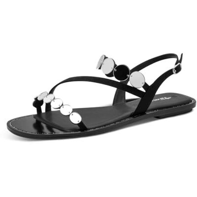 Tamaris Sandalias planas para mujer , color negro, talla 38 EU Tamaris Sandalias planas para mujer , color negro, talla 38 EU