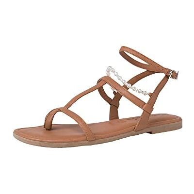 Tamaris Sandalia plana para mujer , marrón, 42 EU Tamaris Sandalia plana para mujer , marrón, 42 EU