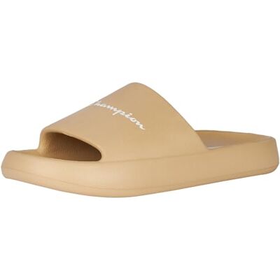 Champion Legacy Soft Slipper Mule para hombre, Beige Ms041, 6.5/7.5 UK Champion Legacy Soft Slipper Mule para hombre, Beige Ms041, 6.5/7.5 UK