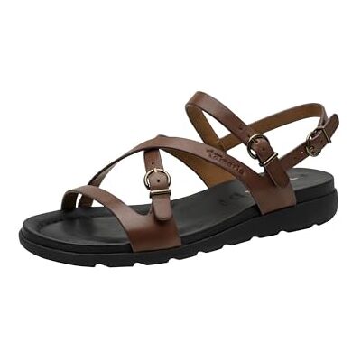 Tamaris Sandalia de tacón para mujer , moca, 38 EU Tamaris Sandalia de tacón para mujer , moca, 38 EU