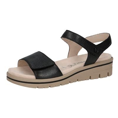 CAPRICE Damen 9-28207-44, Sandalias Planas Mujer, Ocean Nubuc, 41 EU CAPRICE Damen 9-28207-44, Sandalias Planas Mujer, Ocean Nubuc, 41 EU