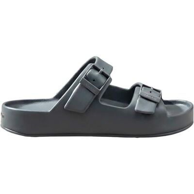 Calvin Sandalias Hombre Ergon Eva con hebillas, Gris (Turbulence), 43 Calvin Sandalias Hombre Ergon Eva con hebillas, Gris (Turbulence), 43