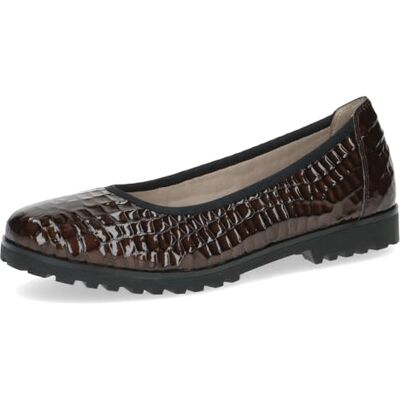 CAPRICE Bailarinas para Mujer, Color Bronce Croco, Talla 38 EU, Croco Bronce, 38 EU CAPRICE Bailarinas para Mujer, Color Bronce Croco, Talla 38 EU, Croco Bronce, 38 EU