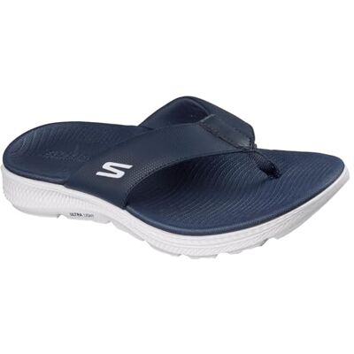 Skechers Go Consistent Sandal 2.0 Canton, Chanclas Hombre, Azul Marino Sintético Blanco Trim, 47 EU Skechers Go Consistent Sandal 2.0 Canton, Chanclas Hombre, Azul Marino Sintético Blanco Trim, 47 EU
