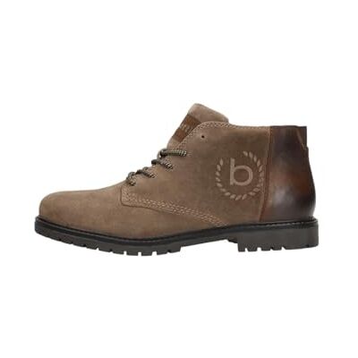 bugatti Botas de hombre con aspecto desgastado con acolchado suave en la plantilla, marrón oscuro, 42 EU bugatti Botas de hombre con aspecto desgastado con acolchado suave en la plantilla, marrón oscuro, 42 EU