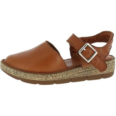 Andrea Conti Damen Sandale, Sandalia Mujer, Marrón Canela, 42 EU Andrea Conti Damen Sandale, Sandalia Mujer, Marrón Canela, 42 EU