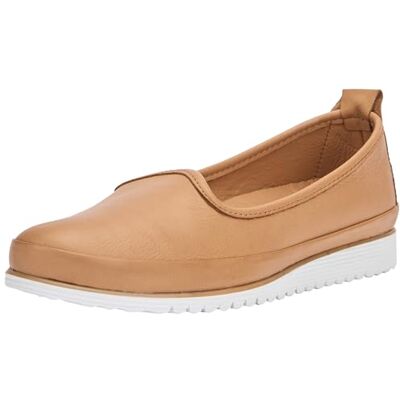 Andrea Conti Bailarina para Mujer, Zapatos Tipo Ballet, marrón Brandy, 41 EU Andrea Conti Bailarina para Mujer, Zapatos Tipo Ballet, marrón Brandy, 41 EU