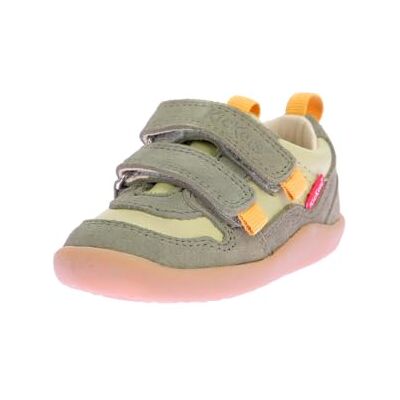 Kickers Kick Frapy, Zapatillas Unisex niños, Caqui, 18 EU Kickers Kick Frapy, Zapatillas Unisex niños, Caqui, 18 EU