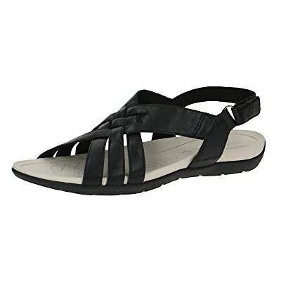 CAPRICE , Sandalias planas Mujer, Negro (Black Nappa), 36 EU CAPRICE , Sandalias planas Mujer, Negro (Black Nappa), 36 EU