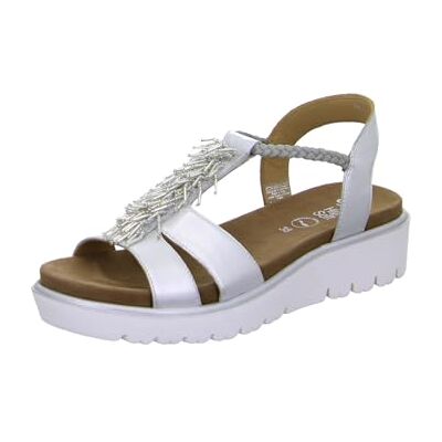 ARA Sandalias Bilbao p mujer, Plata 048126, 41 EU ARA Sandalias Bilbao p mujer, Plata 048126, 41 EU