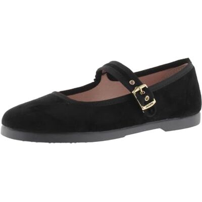 victoria Bailarinas Gong Fu Terciopelo & Ribete Al Tono & Hebilla 1080111 para Mujer Negro 41 victoria Bailarinas Gong Fu Terciopelo & Ribete Al Tono & Hebilla 1080111 para Mujer Negro 41