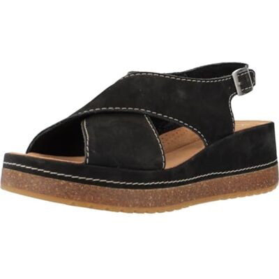 Clarks Sandals, Kassanda Step, Black Nubuck, 5,5 (Women) Clarks Sandals, Kassanda Step, Black Nubuck, 5,5 (Women)