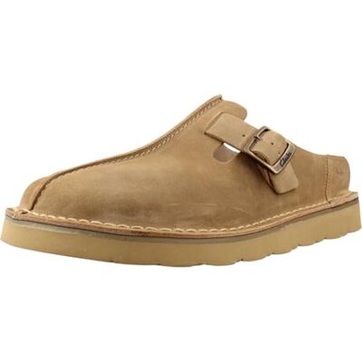 Clarks Solsbury Mule, Sandalias deslizantes de los hombres, Dark Sand Suede, Clarks Solsbury Mule, Sandalias deslizantes de los hombres, Dark Sand Suede,
