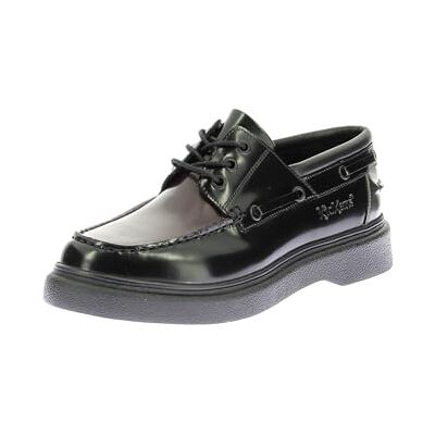 Kickers Kick Oreda, Oxford Plano Mujer, Negro Burdeos Verde, 39 EU Kickers Kick Oreda, Oxford Plano Mujer, Negro Burdeos Verde, 39 EU