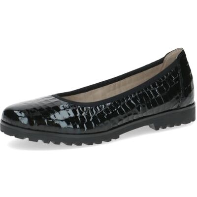 CAPRICE Bailarinas para Mujer, Color Negro (cocodrilo), Talla 36 EU, Black Croco, 36 EU CAPRICE Bailarinas para Mujer, Color Negro (cocodrilo), Talla 36 EU, Black Croco, 36 EU