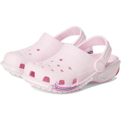 Crocs Classic Star Sparkle Shaker Clog T, Zuecos Unisex niños, Leche Rosa, 22/23 EU Crocs Classic Star Sparkle Shaker Clog T, Zuecos Unisex niños, Leche Rosa, 22/23 EU