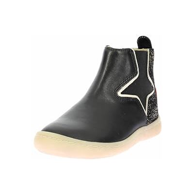 Kickers Chico Chica Popstar Bottine, 25 EU, negro y dorado, 25 EU Kickers Chico Chica Popstar Bottine, 25 EU, negro y dorado, 25 EU