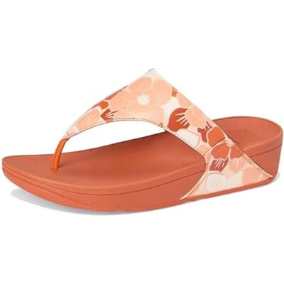 Fitflop Lulu Flowerz Sandalias de piel para mujer, melocotón, 39 EU Fitflop Lulu Flowerz Sandalias de piel para mujer, melocotón, 39 EU