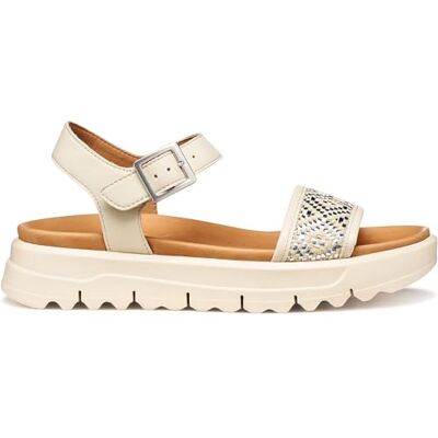 Geox D XAND 2.1S C Wedge Sandal, Papyrus, 36 EU Geox D XAND 2.1S C Wedge Sandal, Papyrus, 36 EU