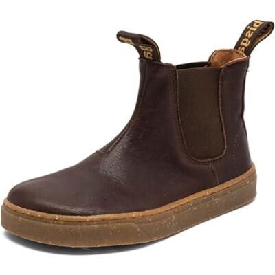 Bisgaard Barefoot ene Chelsea Boot, Dark Brown, 34 EU ancho, marrón oscuro, 34 EU Weit Bisgaard Barefoot ene Chelsea Boot, Dark Brown, 34 EU ancho, marrón oscuro, 34 EU Weit