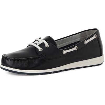 MARCO TOZZI Mujer Mocasin, Azul Marino, 38 EU MARCO TOZZI Mujer Mocasin, Azul Marino, 38 EU