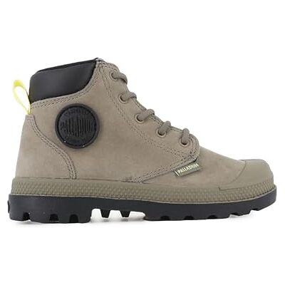 Palladium Pampa Hi Cuff WP OZ Botín, Gris, 34 EU, gris, 34 EU Palladium Pampa Hi Cuff WP OZ Botín, Gris, 34 EU, gris, 34 EU