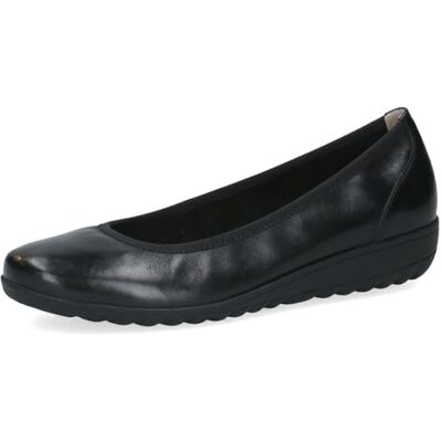 CAPRICE Mocasines Planos Tipo Ballet para Mujer, Negro Negro Nappa, 6 CAPRICE Mocasines Planos Tipo Ballet para Mujer, Negro Negro Nappa, 6