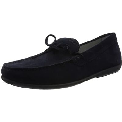 Geox U Ascanio, Mocasin Hombre, Azul Marino, 44 EU Geox U Ascanio, Mocasin Hombre, Azul Marino, 44 EU