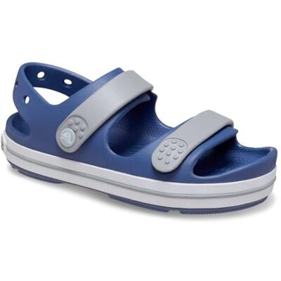 Crocs Crocband Cruiser Sandal T, Sandalias Unisex niños, Bijou Blue Light Grey, 20/21 EU Crocs Crocband Cruiser Sandal T, Sandalias Unisex niños, Bijou Blue Light Grey, 20/21 EU
