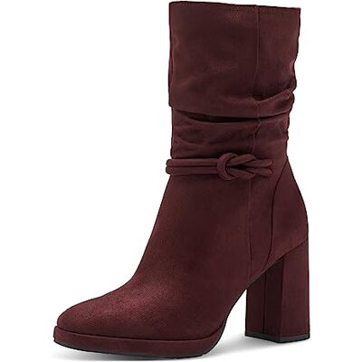 MARCO TOZZI , Botines de tacón Mujer, Burdeos, 36 EU MARCO TOZZI , Botines de tacón Mujer, Burdeos, 36 EU
