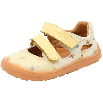 Bisgaard Sko A/S. Barefoot Michi Sandal, Mantequilla, 28 EU Ancho Bisgaard Sko A/S. Barefoot Michi Sandal, Mantequilla, 28 EU Ancho