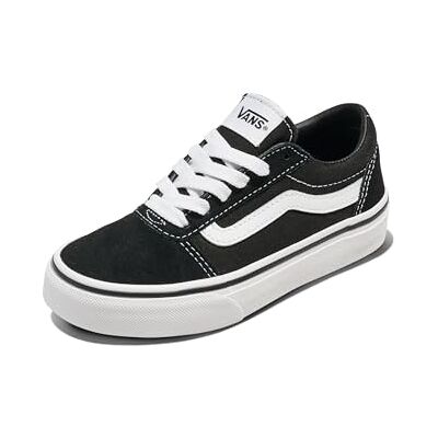 Vans Ward, Zapatillas Unisex niños, Black and White, 34.5 EU Vans Ward, Zapatillas Unisex niños, Black and White, 34.5 EU