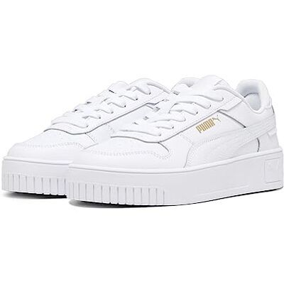 PUMA Baby Girl Carina Street Jr Zapatillas, White White Gold, 39 EU PUMA Baby Girl Carina Street Jr Zapatillas, White White Gold, 39 EU
